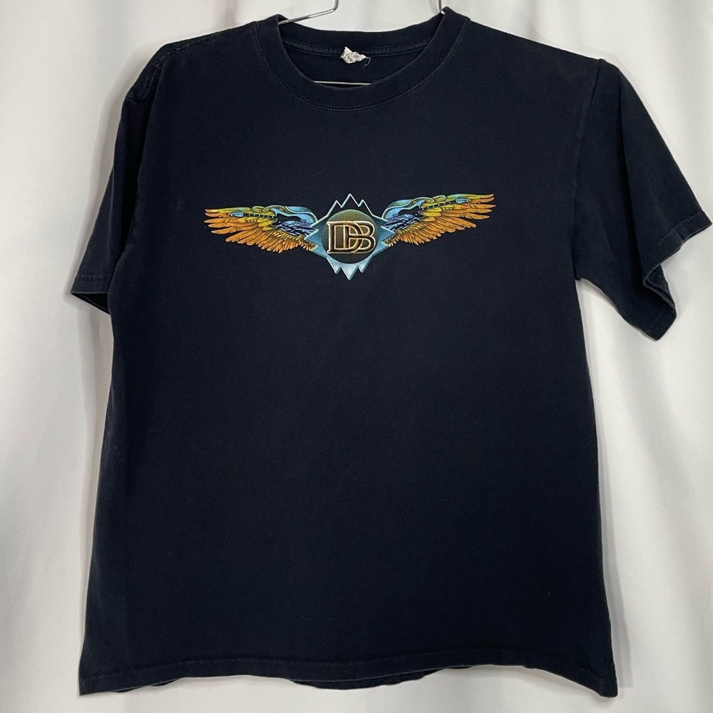 Anvil black 2008 Doobie Brothers graphic band tee sz M